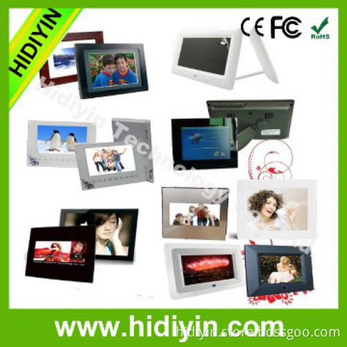 Super hot selling simple function 8'' sex digital photo frame vedio